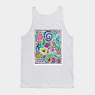 Happy little doodle Tank Top